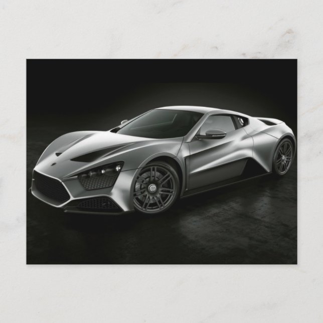 Cartão Postal Carro desportivo (Frente)
