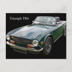 Cartão Postal Carro Desportivo TR6 Triumph