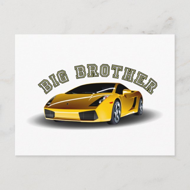 Cartão Postal Carro do big brother (Frente)