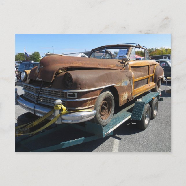 Cartão Postal Carro Enferrujado (Frente)
