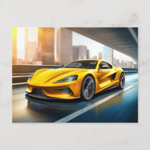 Cartão Postal Carro Esportivo IV (quatro)