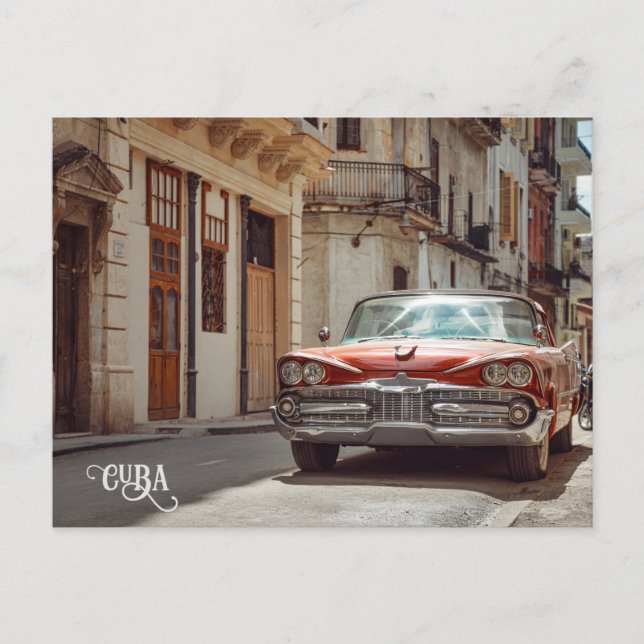 Cartão Postal Carro Havana CUBA (Frente)