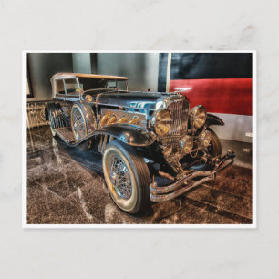 Cartão Postal Carro hdr clássico antigo vintage 1929 vintage