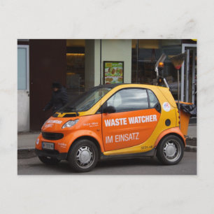 Cartão Postal Carro Inteligente Laranja