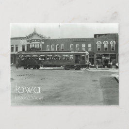 Cartão Postal Carro Interurbano em Ames, Iowa Postcard