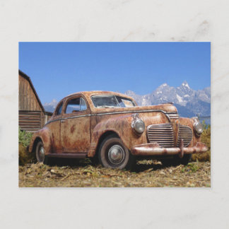 Cartão Postal Carro legal Rusty Vintage