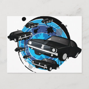 Cartão Postal Carro Muscular