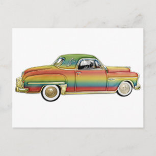 Cartão Postal Carro personalizado do topo do duro clássico de 2