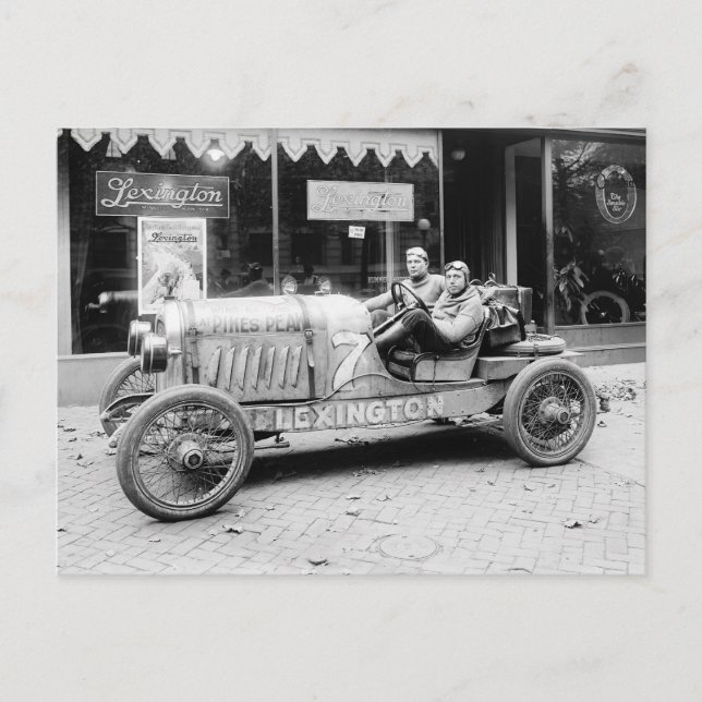 Cartão Postal Carro Race, 1922 (Frente)