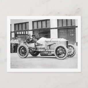 Cartão Postal Carro Race Antiquado, 1910