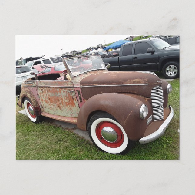 Cartão Postal Carro Rusted (Frente)