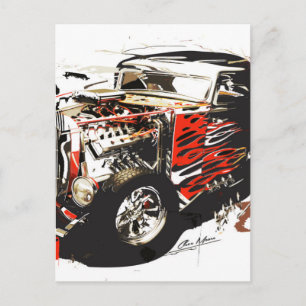 Cartão Postal carro vector 3.jpg
