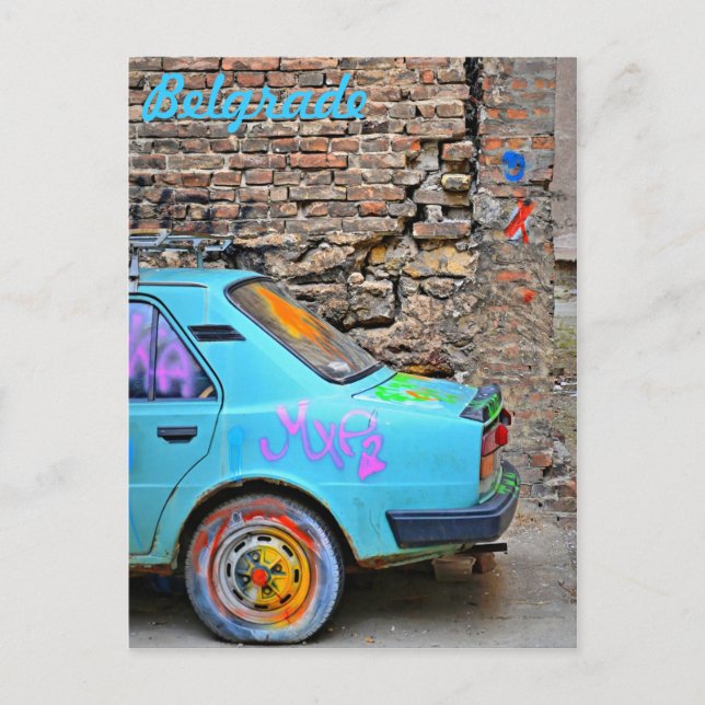 Cartão Postal Carro velho (Frente)