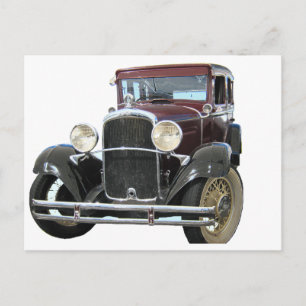 Cartão Postal carro vintage