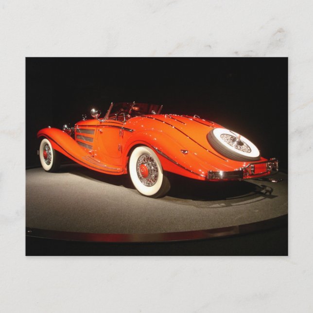 Cartão Postal carro vintage (Frente)