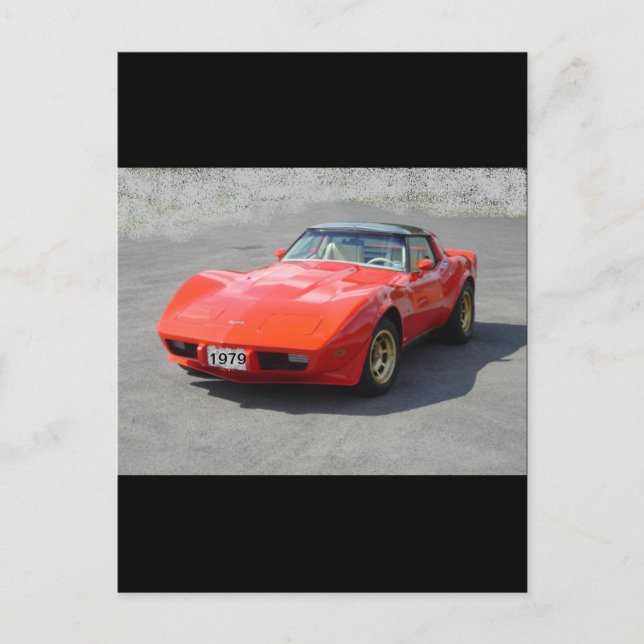 Cartão Postal Carros Clássicos 1979 (Frente)