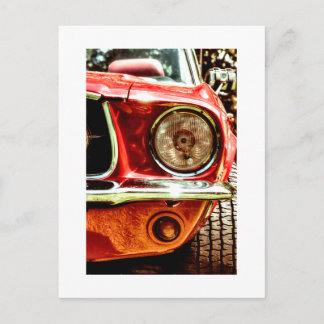 Cartão Postal Carros Clássicos Americanos - Vermelho (0275)