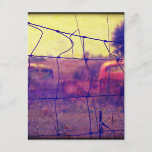 Cartão Postal Carros e Caminhões Arruinando