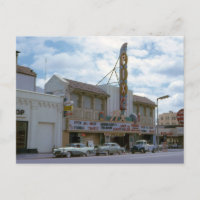 Carros vintage de cinema Cartão-postal de cinema