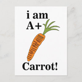 Cartão Postal Carrot, eu sou um Carrot Engraçado