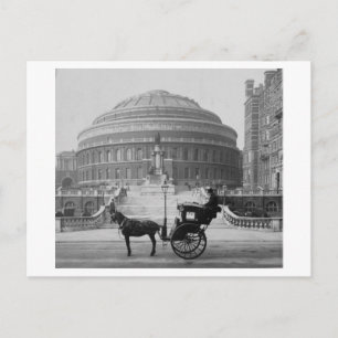 Cartão Postal Carruagem de cavalos no Albert Hall London 1904, I