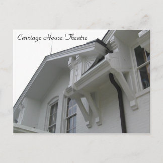 Cartão Postal Carruagem House Theater do estilo de arquitetura