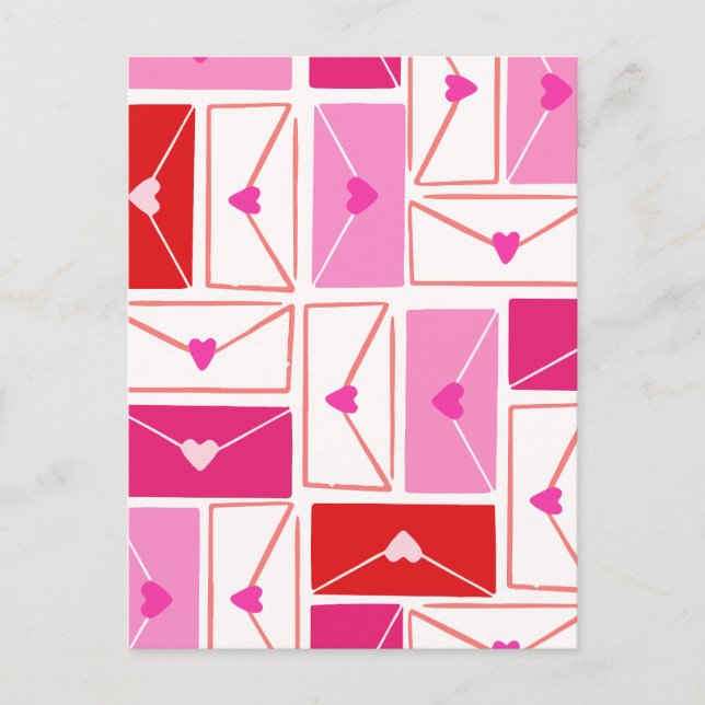 Cartão Postal carta de amor (Frente)