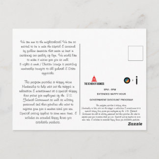 Cartão Postal Carta de boas-vindas