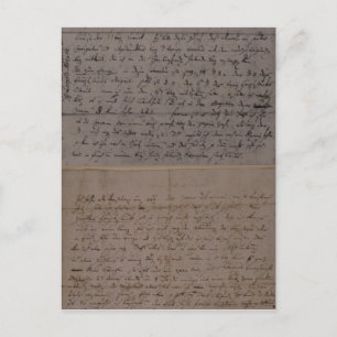 Cartão Postal Carta de Leopold Mozart