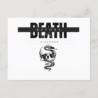 Cartão Postal Carta de Morte Antes da Desonra