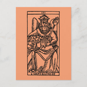 Cartão Postal Carta de Tarot: A Imperatriz