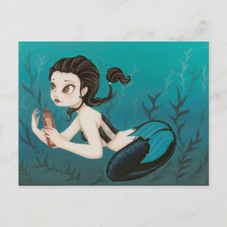 Cartão Postal Carta- placa de Posto sereia