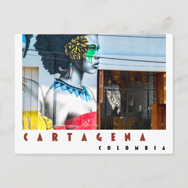 Cartão Postal Cartagena, Colômbia, Cartão-postal (Frente)