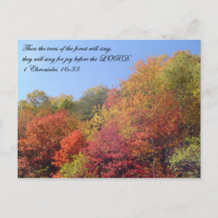Cartão Postal Cartão: As árvores cantam