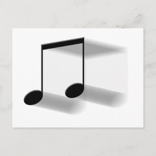 Cartão Postal Cartão-Blur de 8ª Nota