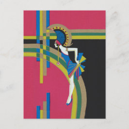 Cartão Postal Cartão-Cartão-Papelão Art Deco
