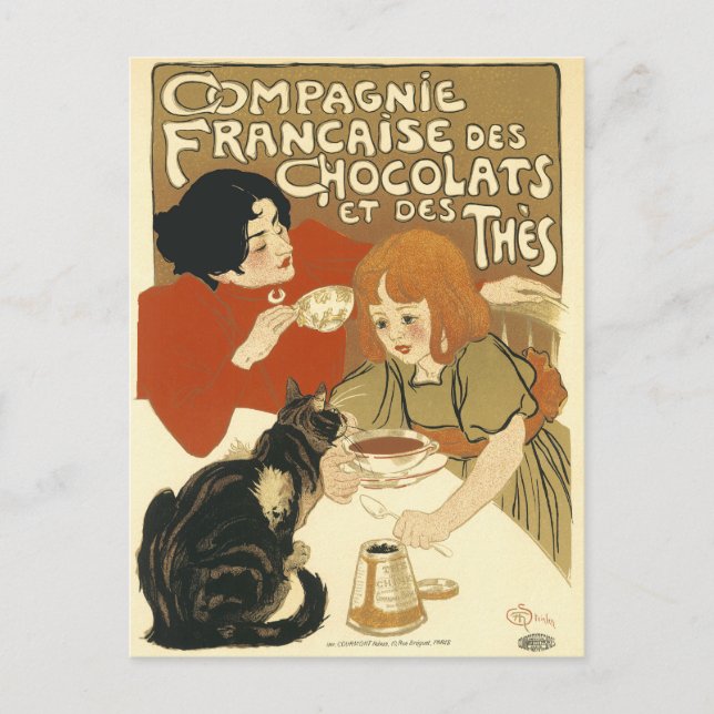 Cartão Postal Cartão: DES Chocolats de Compagnie Francaise (Frente)