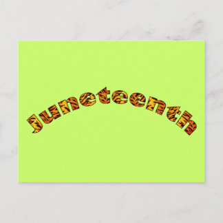 Cartão Postal Cartão: Juneteenth