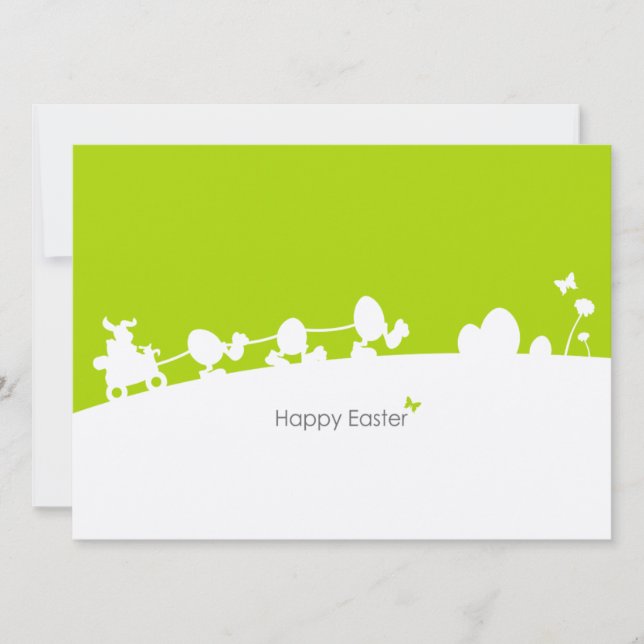 Cartão postal cartão Páscoa (Frente)