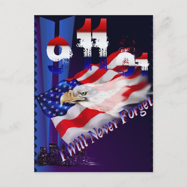 Cartão Postal Cartão-postal 9-11-01 (Frente)