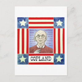 Cartão Postal Cartão-postal Aaron Copland