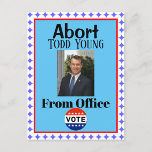 Cartão Postal Cartão-postal Abortar Todd Young