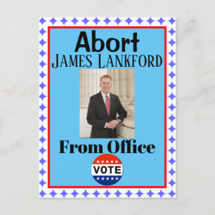 Cartão Postal Cartão-postal Aborto James Lankford
