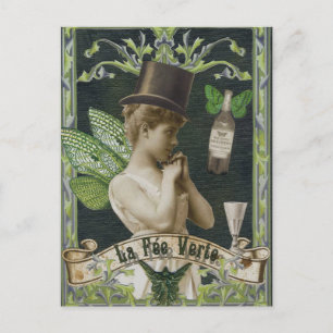 Cartão Postal Cartão-postal Absinthe Fairy