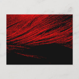 Cartão Postal Cartão-postal Abstrato de Red Horse Mane