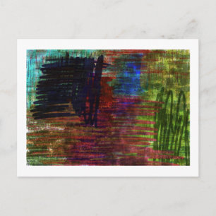 Cartão Postal Cartão-postal Abstrato sem título