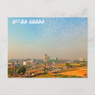 Cartão Postal Cartão-postal Accra Gana
