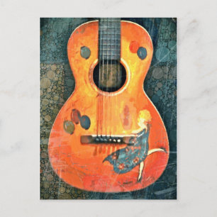 Cartão Postal Cartão-postal Acústico Antigo