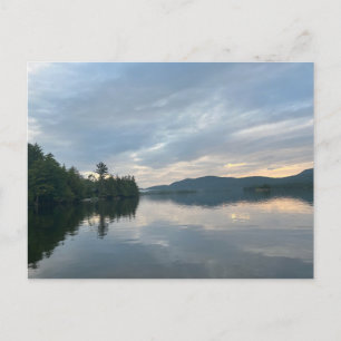 Cartão Postal Cartão-postal Adirondack Lake e Mountain