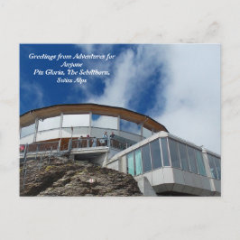 Cartão Postal Cartão-postal AFA Piz Gloria, Schilthorn, Alpes Su